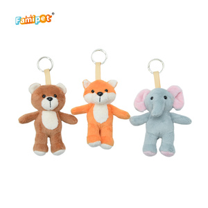 Famipet Fabricant Grossiste Personnalisé Nouveau Design Mignon Animaux en Peluche Pendentif Breloque de Sac à Dos Jouet Porte-clés - Product Image 1