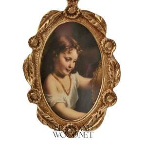 กรอบรูปทองเหลืองโบราณสามแบบทำด้วยมือตกแต่งด้วยทองวินเทจงานศิลปะทองเหลืองคลาสสิกหรูหรา - Product Image 4