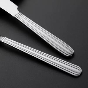 Ensemble de couverts en argent modeste, finition argentée, acier inoxydable, pour banquets, services de traiteur, restauration hôtelière et repas formels - Product Image 5