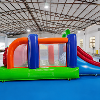 Structure gonflable commerciale intérieure/extérieure avec toboggan, centres de jeux pour enfants, matériau PVC, 5,6x2,6x2,2m, logo et couleur personnalisés JIALE
