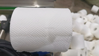 Machine automatique de rembobinage de papier en rouleaux jumbo 1800, rembobineuse de rouleaux de papier toilette avec fonction de perforation