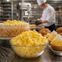 IQF Diepvries Ananasblokjes en -stokjes Premium Kwaliteit A Groothandelslevering voor Bakkerijen en Drankjes