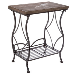 Mesa auxiliar de madera con forma cuadrada contemporánea al por mayor, diseño personalizado hecho a mano, decoración del hogar de tendencia superior para sala de estar y estudio - Product Image 2