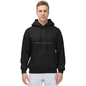 Ventes en gros de sweats à capuche personnalisés 100% coton pour hommes, en molleton respirant avec impression de logo, sweats à capuche pour hommes - Product Image 3
