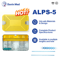 Kit d'instruments Davin Med Veterinary ALPS-5 pour la fixation des fractures chez les chiens et les chats, chirurgie orthopédique des traumatismes chez les petits animaux