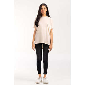 เสื้อยืดสีพื้นทรงลำลอง SLS-21-105 ผ้าฝ้าย 100% ระบายอากาศได้ดี ผ้าถัก โลโก้เด่นชัด มีไซส์ XS S M L XL XXL เหมาะสำหรับใส่ในฤดูร้อน - Product Image 3