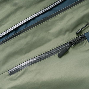 Chaqueta cortavientos impermeable para lluvia personalizada con muestra de fabricación, chaquetas cortavientos con cremallera completa de alta calidad para hombre - Product Image 5