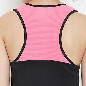 Débardeur décontracté pour femme de haute qualité, en tissu tissé, avec logo personnalisé sur le devant, respirant, séchage rapide, 220g Polyester/Coton, Vente en gros - Product Image 6