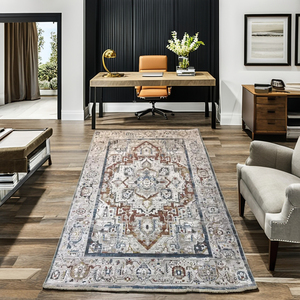 2025 Nueva colección hilos Goldenmoon Carpet Store La mejor alfombra de algodón de alta calidad Turkish Vintage Area Rugs via our Side to yourss - Product Image 3