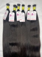 Ekstensi Rambut Virgin Remy India Berkualitas Tinggi, Rambut Manusia Asli, Lurus Alami, Satu Lembar, Grade Tinggi, Bebas Bahan Kimia