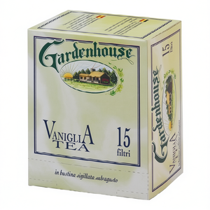 GARDENHOUSE the VANIGLIA TEA 15FX12 Bolsitas de Té 1102229 con 15 Filtros en Empaque Sellado - Product Image 2