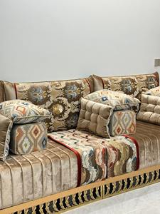 Sofá estilo Majlis árabe, diseño clásico, elegante conjunto para sala de estar, asientos de esquina de lujo, diseño que ahorra espacio - Product Image 3