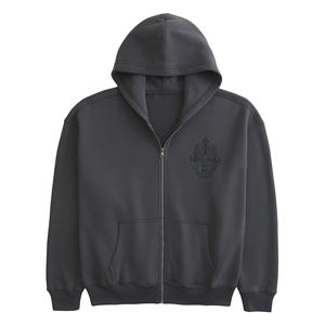 Sweat à capuche zippé surdimensionné en coton 100% pour homme, imprimé personnalisé, broderie usée, vente en gros 2025, poids lourd, hiver, écologique - Product Image 3