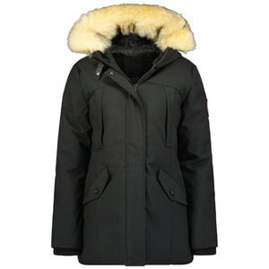 Veste parka pour femme à capuche respirante écologique avec logo personnalisé, imperméable et coupe-vent, service OEM, pour l'extérieur - Product Image 5