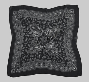 Écharpe carrée d'été bon marché Bandana logo personnalisé impression numérique couleur foulard pour cheveux bonne qualité bas prix foulards faits à la main - Product Image 2