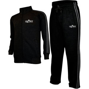 Survêtement À Capuche Jogger Deux Pièces Jogging Survêtement Ensemble Hommes Survêtements Logo Personnalisé Sport Porter Polyester Tech Polaire Fermeture Éclair Complète - Product Image 4