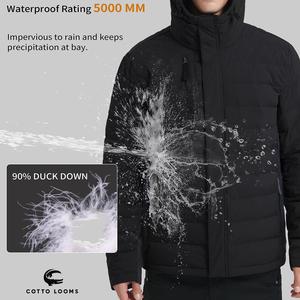 Doudoune OEM ODM vente en gros à la mode à capuche chaud personnalisé hommes léger à la mode à la mode premium 2025 nouveauté vêtements d'extérieur - Product Image 5