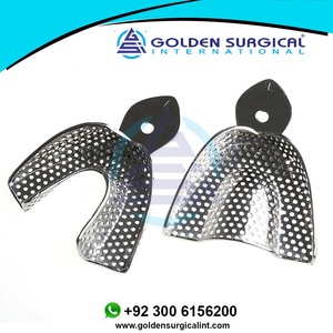 Herramientas de Dentista, Instrumento de Laboratorio Dental, Bandeja de Impresión Dental de Acero Inoxidable Autoclavable - Product Image 4