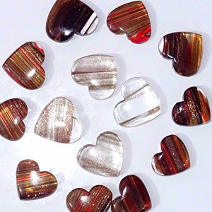 Venta al por mayor de corazones de ágata roja hechos a mano de cristal con cornalina MiNi corazón para decoración y regalos fengshui - Product Image 2