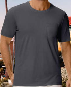 Crew Fitness Hommes 100% Coton Microfibre Surdimensionné Séchage Rapide T-shirts Personnalisés Style Sportif Col Arrondi Microfibre Tricoté - Product Image 1