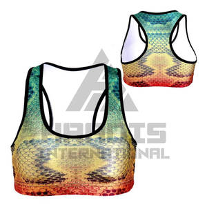 Vente en gros FOE Soutien-gorge de sport pour fitness Hauts de sport pour femmes Conception personnalisée Soutien-gorge de sport sans couture à maintien élevé - Product Image 1