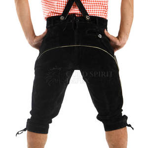 Vente en gros de Lederhosen traditionnels allemands sur mesure pour hommes - Short Oktoberfest Trachten Wear Design bavarois élégant OEM - Product Image 6