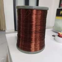 Alambre de Aluminio Revestido de Cobre Esmaltado ECCA QZY-2/180, 30% Cobre, Especializado para Motores de Generadores