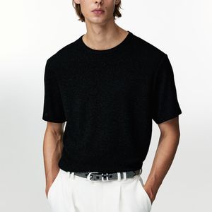 <b>Top</b> Quality Men's T-Shirts Cotton Summer T Shirt Trendy Style Solid Color Regular Fit T Shirt Men - Product Image 4