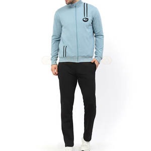 Chándal Deportivo para Hombre de Primera Calidad al por Mayor, Diseño Personalizado, Color Sólido, Talla Grande, Transpirable, 100% Algodón Ecológico para Invierno - Product Image 1