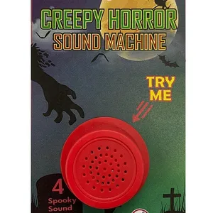 4 CREEPY HORROR SOUND MACHINE Halloween Gift Relaxation Safety Low Voltage Gag CE/EN Novelty Gifts EN71 High Quali