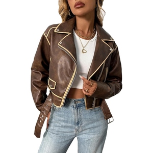 Women Genuine Sheep Leather Motorcycle Jacket Slim Fit Biker Style Protective Fashion Riding Outerwear - Product Image 6