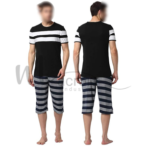 Ensembles d'été pour hommes 2025 avec prix de gros, respirants, design unique, col rond, style doublé, tissu doux de qualité supérieure - Product Image 5
