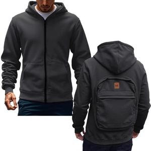 Nuova Felpa con Cappuccio e Zip con Zaino Integrato, Produttore di Alta Qualità. - Product Image 5