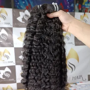 สุดยอดการต่อผมหยิกพม่าปี 2024 ราคาโรงงานที่ดีที่สุดคุณภาพระดับพรีเมียม 100% ผมมนุษย์ดิบผู้บริจาคเดียว - Product Image 1