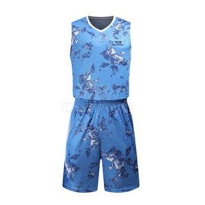 Uniforme de Baloncesto Personalizado al por Mayor, 100% Poliéster, Reversible, Estampado, Nuevo Estilo - Product Image 1