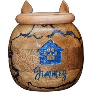 Nouveau design Urnes en bois de qualité supérieure pour animaux de compagnie avec design de patte disponibles chez les grossistes de l'exportateur indien - Product Image 6