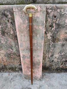 Offre spéciale sur une canne en bois massif avec tête en laiton artisanale, style victorien, canne vintage pour unisexe - Product Image 5