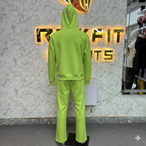ชุดวอร์มมีซิปสไตล์ใหม่สีทึบคอลเลกชั่นเสื้อผ้าผู้ชายสำหรับฤดูหนาว - Product Image 2
