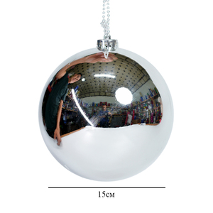 Adorno Navideño de Plástico de Alta Calidad RAINBOW, Bola para Árbol de Navidad con Impresión a 4 Colores, Acabado Brillante y Suave, Colores Surtidos (15 cm, 1 Pieza) - Product Image 3