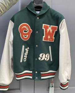 แจ็คเก็ตวาร์ซิตี้สไตล์คลาสสิกสำหรับผู้ชาย ดีไซน์ปรับแต่งได้ ผลิตจากผ้าแคนวาสคอตตอน 100% บริการ OEM พร้อมป้ายโลโก้ กันน้ำและระบายอากาศได้ - Product Image 2