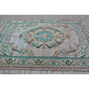 Alfombra de 6.2x9 pies, Alfombra Turca Grande, Alfombra Oriental Azul - Product Image 3