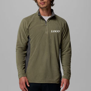 Sweat-shirt pour homme, design bicolore avec logo personnalisé pour les acheteurs en gros, prix avantageux, manches longues avec logo personnalisé - Product Image 1