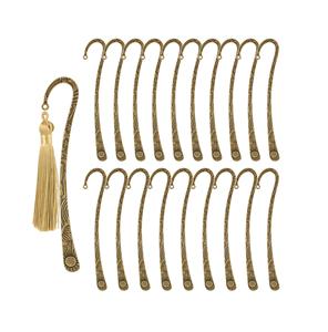 Marcapáginas de Latón de Diseño de Lujo, Estilo Mate con Hoja para Mesa - Product Image 1