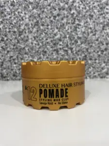 Argilla pomata per lo STYLING dei capelli d'oro forte tenuta effetto opaco di lunga durata
