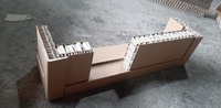 Paneles/hojas de tablero de núcleo de papel de nido de abeja Kraft de alta resistencia, cartón corrugado, precio económico, tipo de libro, modelo de tarjetas de producto