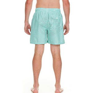 Short de bain homme 100% coton haute qualité tenue décontractée bas prix respirant séchage rapide motif solide confortable personnalisable - Product Image 4