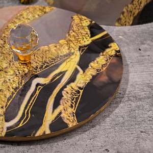 Exquisite <b>Black</b> and Golden Jewelry <b>Box</b> <b>for</b> <b>Storage</b> - Product Image 5