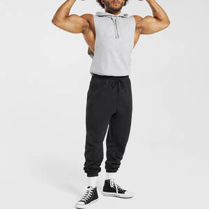 Men's Gym <b>Hoodie</b> Comfortable Fit <b>Sleeveless</b> Top Reasonably Priced 100% Cotton Embroidered Design for Winter - Product Image 4