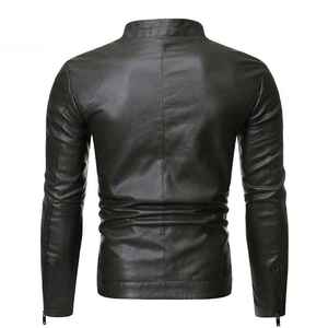 Vestes en cuir durables pour hommes, nouveau style, vestes robustes de couleur unie pour hommes, veste personnalisée de marque avec logo de votre marque pour hommes - Product Image 6