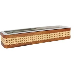 Plato de servicio de mármol redondo de calidad superior, plato de fiesta minimalista elegante de lujo, bandejas de servicio de aspecto de gama alta - Product Image 2